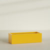 Torino Extra Large Wide Rectangle Fiberglass Planter - 60 in x 24 in x 18 in - Gloss Saffron - Gloss Saffron,60 in x 24 in x 18 in