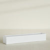 Cuba Extra Large Long Rectangle Fiberglass Planter - 72 in x 14 in x 12 in - Gloss White - Gloss White,72 in x 14 in x 12 in