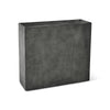 Reglo Rectangular Planter – Grey Stone Finish – Fiberglass Indoor/Outdoor and Weather-Resistant Large Planter (35.5" L x 11.75" W x 31.5" H Exterior, 35" L x 11.5" W Interior) - Grey Stone,35.4 in x 11.8 in x 31.5 in