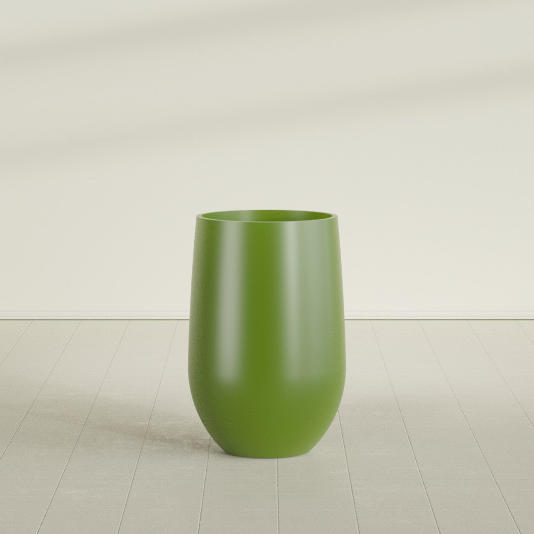 Westfield - 20in diam. x 30in - Satin Green - Satin Green,20 in diam. x 30 in H