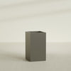 Darwin Large Tall Rectangle Fiberglass Planter - 24 in x 24 in x 42 in - Matte Bronze - Matte Bronze,24 in x 24 in x 42 in