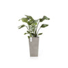Rotterdam Medium Tall Square Planter - 12.25 in x 12.25 in x 22 in - Taupe - Taupe,12.25 in x 12.25 in x 22 in,Planter Only