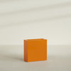 Milano Medium Narrow Rectangle Fiberglass Planter - 24 in x 10 in x 24 in - Gloss Tangerine - Gloss Tangerine,24 in x 10 in x 24 in