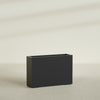 Milano Large Narrow Rectangle Fiberglass Planter - 36 in x 10 in x 24 in - Matte Black - Matte Black,36 in x 10 in x 24 in