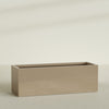 Granada Extra Large Long Rectangle Fiberglass Planter - 72 in x 24 in x 24 in - Metallic Gold - Metallic Gold,72 in x 24 in x 24 in