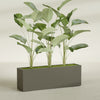 Tolga Extra Large Long Rectangle Fiberglass Planter - 72 in x 16 in x 24 in - Matte Bronze - Matte Bronze,72 in x 16 in x 24 in