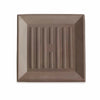 Square Universal Saucer - 16.8in Ext., 13.3in Int. - Mocha - Mocha,16.8" Ext. (13.3" Int.)