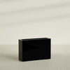 Milano Large Narrow Rectangle Fiberglass Planter - 36 in x 10 in x 24 in - Gloss Black - Gloss Black,36 in x 10 in x 24 in