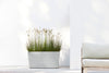 Paris Large Rectangle Planter - 31.5 in x 15 in x 15.75 in - White Grey - White Grey,31.5 in x 15 in x 15.75 in