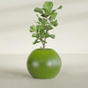 Globe Large Sphere Fiberglass Planter - 30 in x 30 in x 24 in - Satin Green - Satin Green,30 in x 30 in x 24 in
