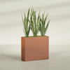 Delray Large Tall Rectangle Fiberglass Planter - 36 in x 12 in x 32 in - Matte Terracotta - Matte Terracotta,36 in x 12 in x 32 in