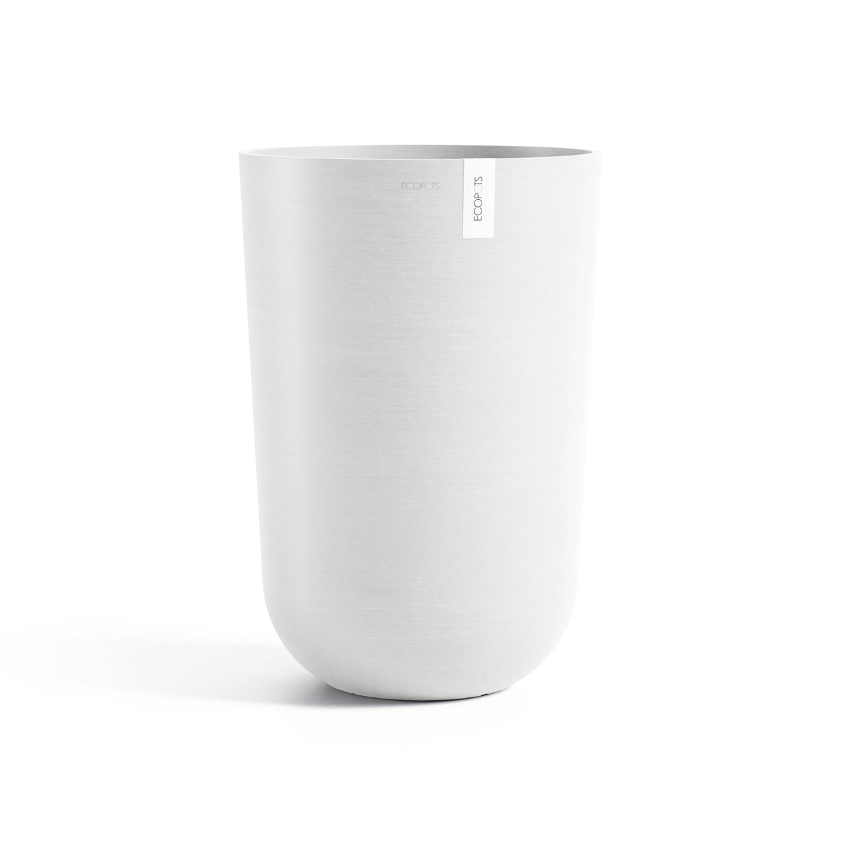 Oslo Medium Round Planter - 13.8 in x 13.8 in x 20.3 in - Pure White - Pure White,13.75 in x 13.75 in x 20.25 in,Planter Only