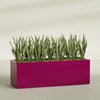 Granada Extra Large Long Rectangle Fiberglass Planter - 72 in x 24 in x 24 in - Gloss Eggplant - Gloss Eggplant,72 in x 24 in x 24 in