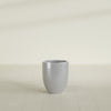 Valencia Small Round Fiberglass Planter - 15 in x 15 in x 18 in - Metallic Silver - Metallic Silver,15 in x 15 in x 18 in