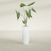 Saint Tropez Large Tall Round Fiberglass Planter - 12 in x 12 in x 32 in - Matte White - Matte White,12 in x 12 in x 32 in