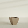 Lima Medium Tapered Square Fiberglass Planter - 20 in x 20 in x 20 in - Metallic Gold - Metallic Gold,20 in x 20 in x 20 in