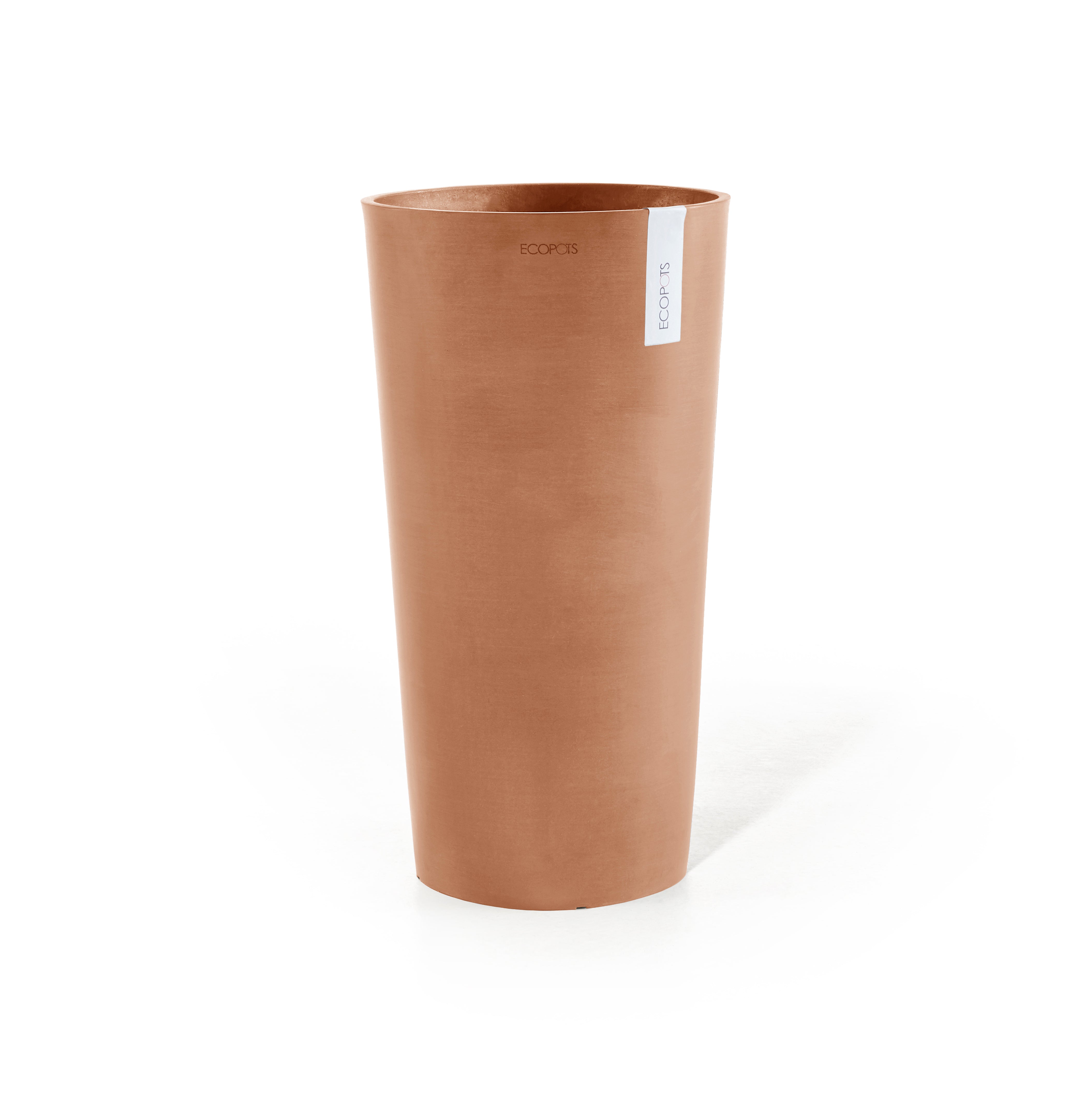 Amsterdam High Large Round Planter - 19.5 in x 19.5 in x 35.5 in - Terracotta - Terracotta,19.5 in x 19.5 in x 35.5 in,Planter Only