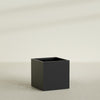 Montroy Large Cube Square Fiberglass Planter - 36 in x 36 in x 36 in - Matte Black - Matte Black,36 in x 36 in x 36 in