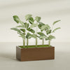 Torino Extra Large Wide Rectangle Fiberglass Planter - 48 in x 24 in x 18 in - Metallic Bronze - Metallic Bronze,48 in x 24 in x 18 in