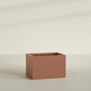 Granada Large Rectangle Fiberglass Planter - 36 in x 24 in x 24 in - Matte Terracotta - Matte Terracotta,36 in x 24 in x 24 in