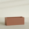 Granada Extra Large Long Rectangle Fiberglass Planter - 60 in x 24 in x 24 in - Matte Terracotta - Matte Terracotta,60 in x 24 in x 24 in