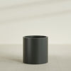 Rio Grande Medium Round Fiberglass Planter - 22 in x 22 in x 22 in - Matte Charcoal - Matte Charcoal,22 in x 22 in x 22 in