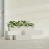 Monaco Rectangle - 32in x 7in x 7 - Satin Beige - Satin Beige,32 in x 7 in x 7 in
