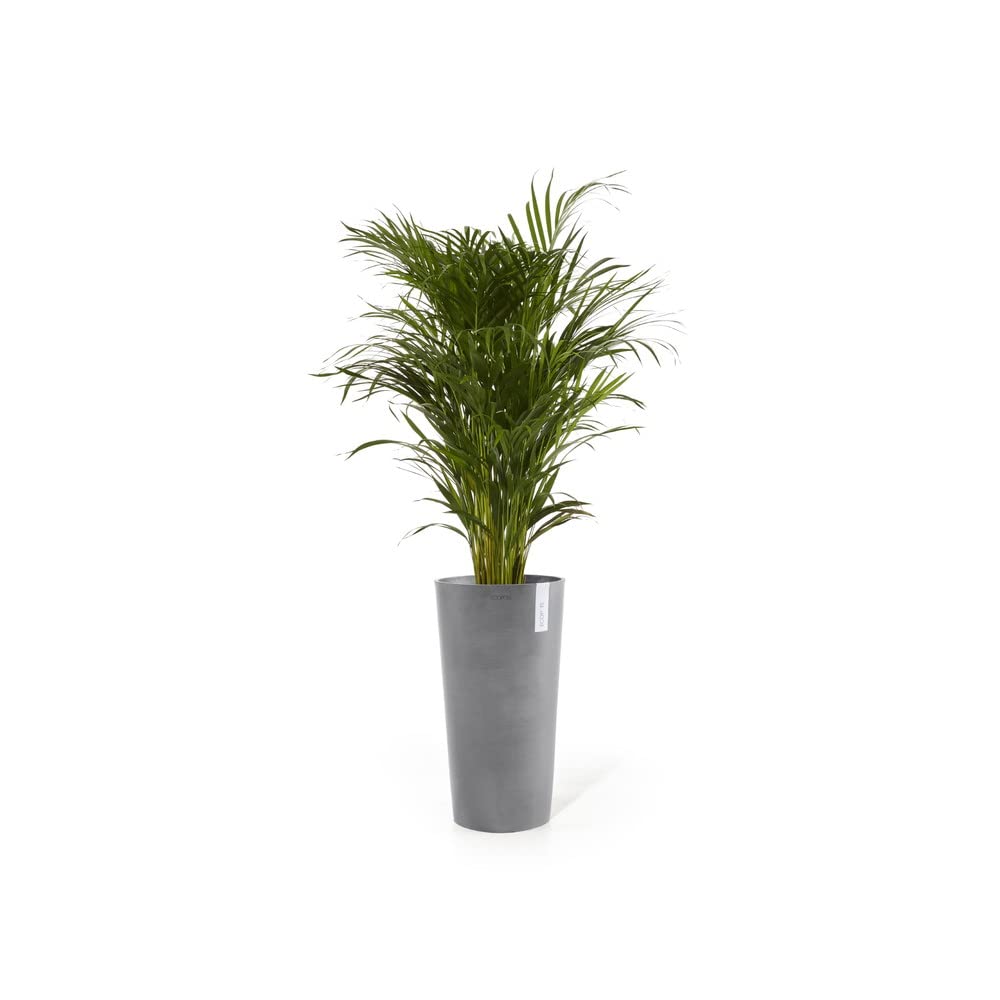 Amsterdam High Large Tall Round Planter - 19.5 in x 19.5 in x 35.5 in - Dark Grey - Dark Grey,19.5 in x 19.5 in x 35.5 in,Planter Only