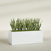 Granada Extra Large Long Rectangle Fiberglass Planter - 60 in x 24 in x 24 in - Matte White - Matte White,60 in x 24 in x 24 in