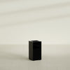 Hollywood Medium Rectangle Fiberglass Planter - 12 in x 12 in x 24 in - Gloss Black - Gloss Black,12 in x 12 in x 24 in