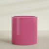 Rio Grande Large Round Fiberglass Planter - 30 in x 30 in x 32 in - Gloss Pink Violet - Gloss Pink Violet,30 in x 30 in x 32 in