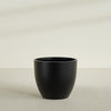 Wannsee Large Round Fiberglass Planter - 44 in x 44 in x 39 in - Matte Black - Matte Black,44 in x 44 in x 39 in