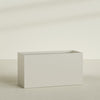 Brisbane Extra Large Long Rectangle Fiberglass Planter - 60 in x 24 in x 32 in - Satin Beige - Satin Beige,60 in x 24 in x 32 in
