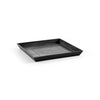 Small Square Saucer - 17 in x 17 in x 1.5 in - Dark Grey - Dark Grey,17 in x 17 in x 1.5 in