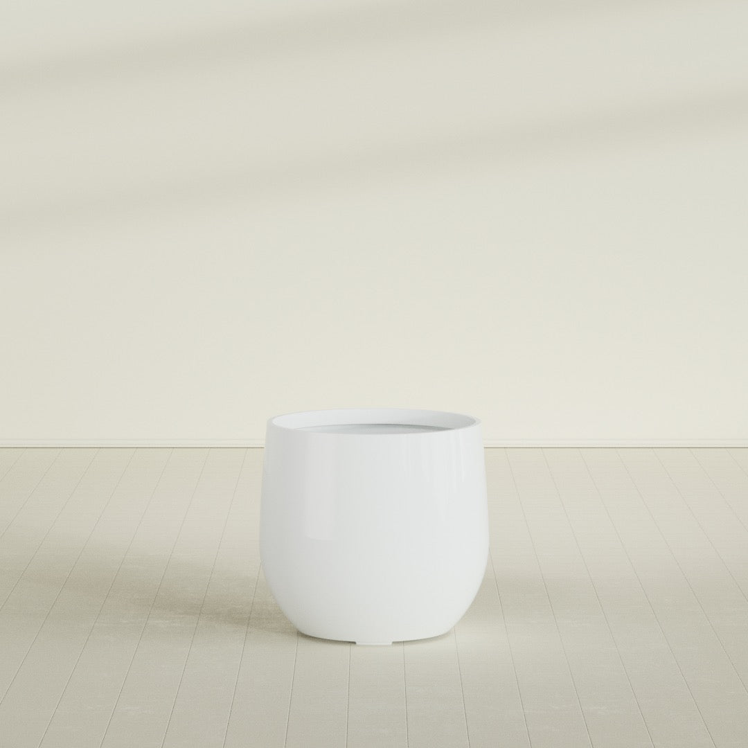 Westfield - 27in diam. x 25in - Matte White - Matte White,27 in diam. x 25 in H