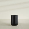 Tall Hayden Medium Round Fiberglass Planter - 15 in x 15 in x 23 in - Matte Black - Matte Black,15 in x 15 in x 23 in