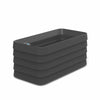 Slat Rectangle with TruDrop™ Self-Watering - 35.8in x 17.9in x 16.5in - Shadow - Shadow,35.8in x 17.9in x 16.5in