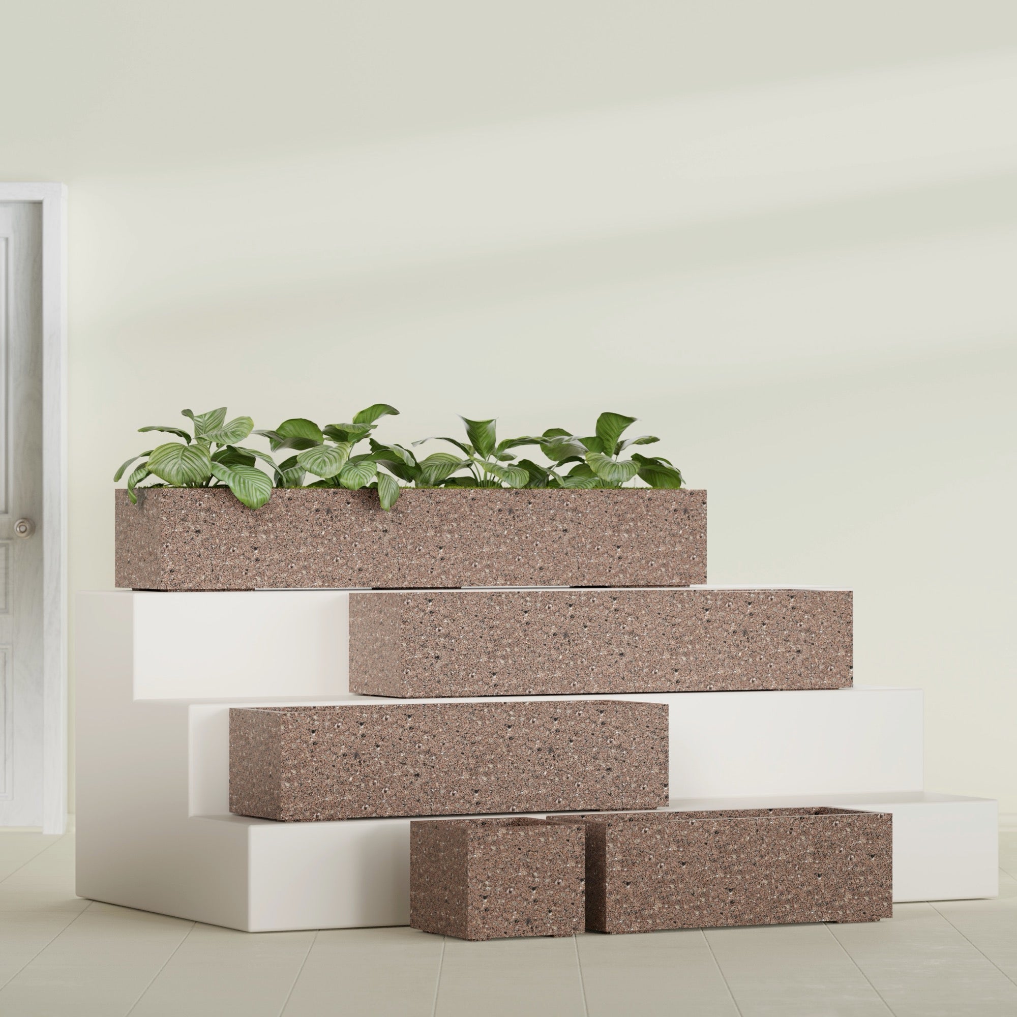 14"-Wide Rectangle - 48in x 14in x 12in - StoneLight - Sunstone - StoneLight - Sunstone,48 in x 14 in x 12 in