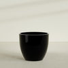 Wannsee Extra Large Round Fiberglass Planter - 50 in x 50 in x 44 in - Gloss Black - Gloss Black,50 in x 50 in x 44 in