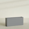 Potsdam Extra Large Long Rectangle Fiberglass Planter - 72 in x 16 in x 32 in - Metallic Gunmetal - Metallic Gunmetal,72 in x 16 in x 32 in