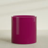 Rio Grande Large Round Fiberglass Planter - 30 in x 30 in x 32 in - Gloss Eggplant - Gloss Eggplant,30 in x 30 in x 32 in