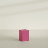 Miami Small Rectangle Fiberglass Planter - 12 in x 12 in x 18 in - Gloss Pink Violet - Gloss Pink Violet,12 in x 12 in x 18 in