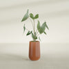 Tall Hayden Medium Round Fiberglass Planter - 18 in x 18 in x 29 in - Matte Terracotta - Matte Terracotta,18 in x 18 in x 29 in