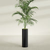 Corry Large Tall Cylinder Fiberglass Planter - 10 in x 10 in x 30 in - Matte Black - Matte Black,10 in x 10 in x 30 in
