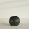 Globe Large Sphere Fiberglass Planter - 30 in x 30 in x 24 in - Matte Charcoal - Matte Charcoal,30 in x 30 in x 24 in
