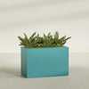 Brisbane Extra Large Long Rectangle Fiberglass Planter - 48 in x 24 in x 32 in - Satin Sea Foam - Satin Sea Foam,48 in x 24 in x 32 in