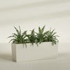 Panama Extra Large Long Rectangle Fiberglass Planter - 48 in x 12 in x 18 in - Satin Beige - Satin Beige,48 in x 12 in x 18 in