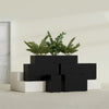 Tolga Extra Large Long Rectangle Fiberglass Planter - 60 in x 16 in x 24 in - Matte Black - Matte Black,60 in x 16 in x 24 in