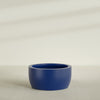 Casablanca Large Round Low Bowl Fiberglass Planter - 36 in x 36 in x 18 in - Matte Cobalt Blue - Matte Cobalt Blue,36 in x 36 in x 18 in