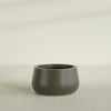 Short Hayden Small Round Fiberglass Planter - 16 in x 16 in x 8 in - Matte Bronze - Matte Bronze,16 in x 16 in x 8 in